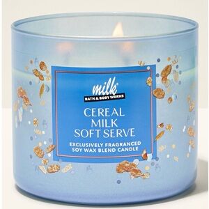 Bath & Body Works Blue Cereal Milk Candle